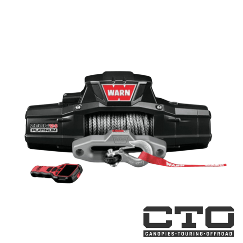 ZEON Platinum 12-S Winch 12000lb 12V 30m x 9.5mm SpyduraTM Synthetic Rope